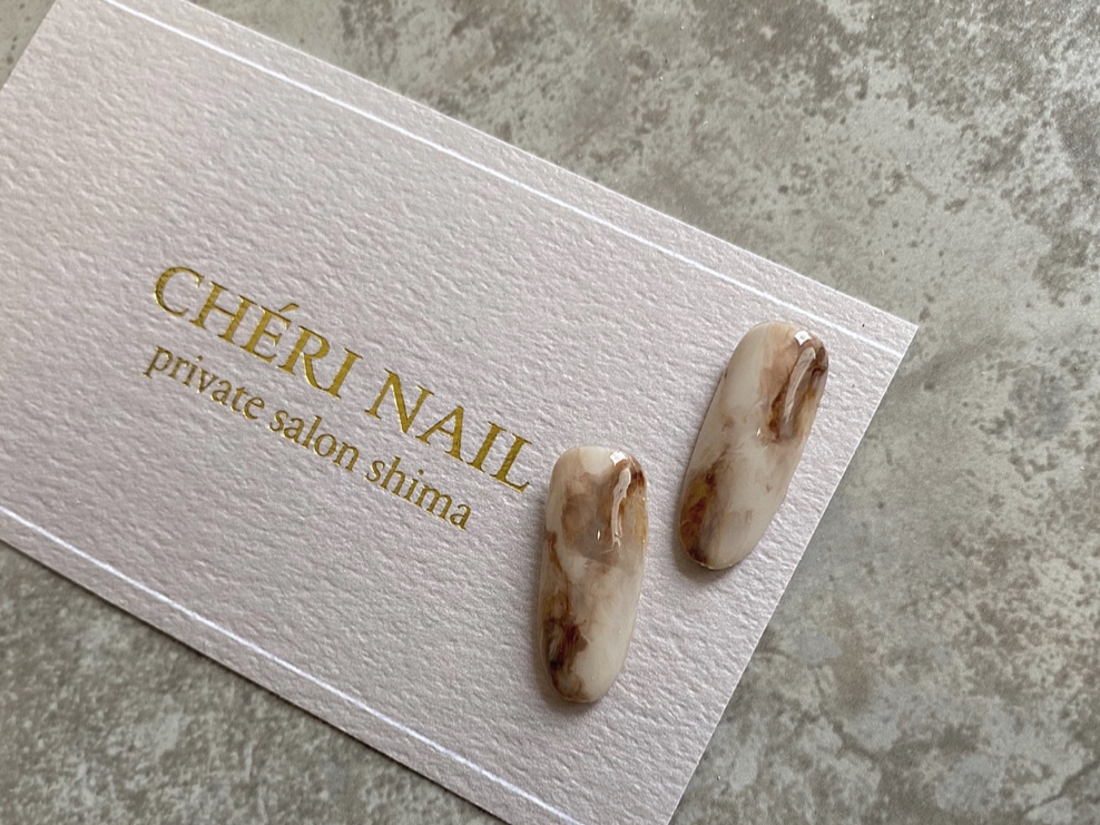 インクを使ったnuance大理石art