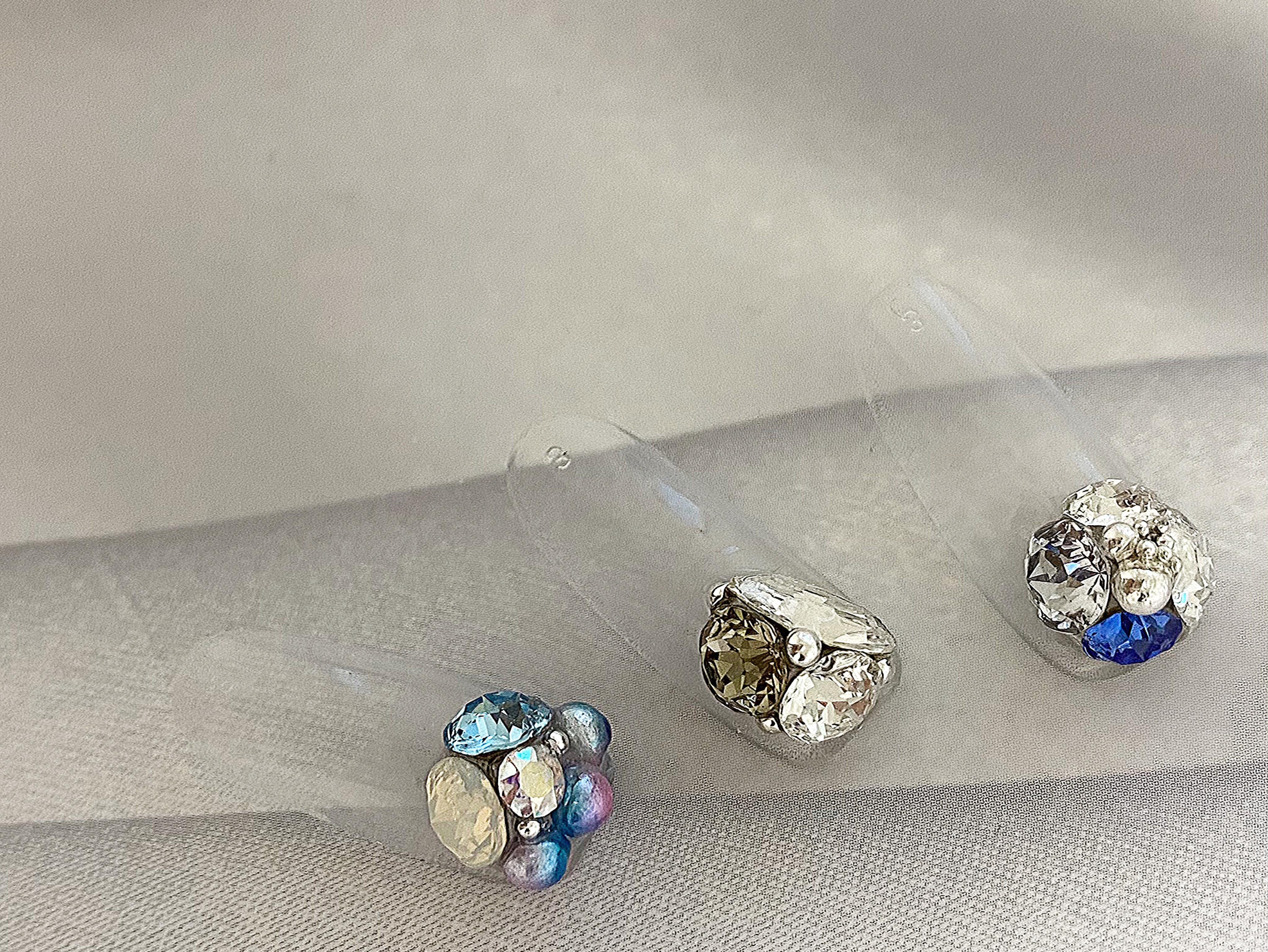 なかなか取れないビジューの付け方