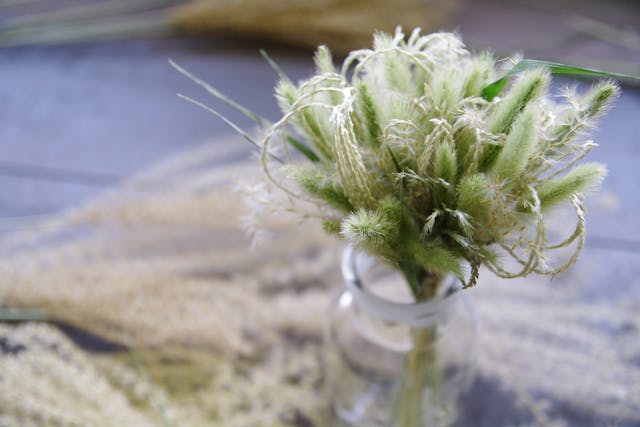 エノコロ草のブーケの作り方
