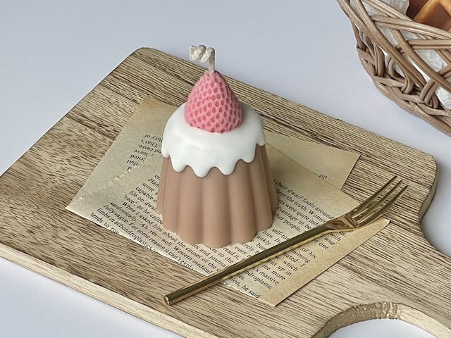 カヌレキャンドルの作り方 (Canelé candle)