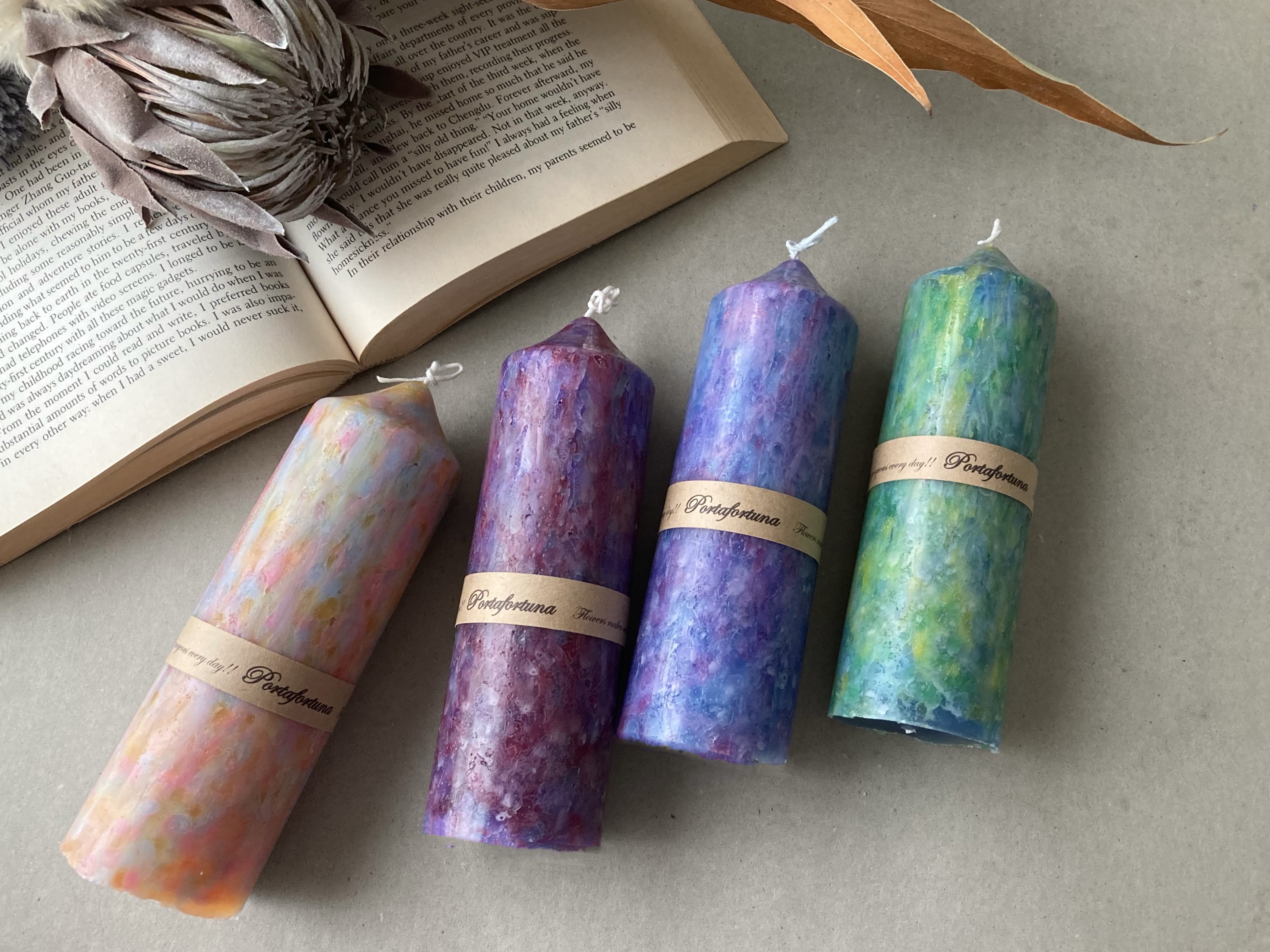 油絵みたいなキャンドル　〜彩sai〜