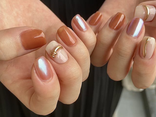 アクセサリーネイルの作り方