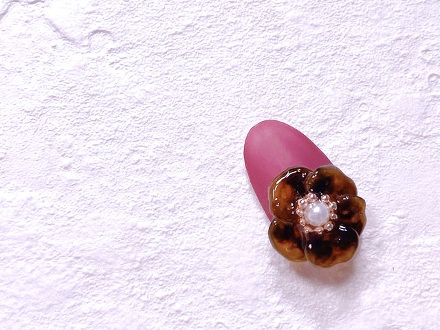 【雑誌掲載】3Dべっ甲フラワー