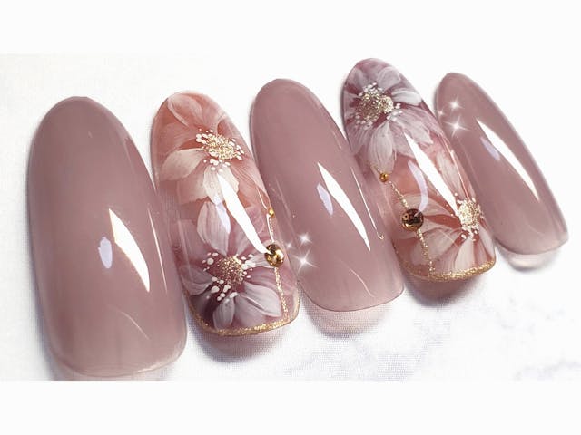 02 シースルーフラワーのやり方（Autumn Flower）