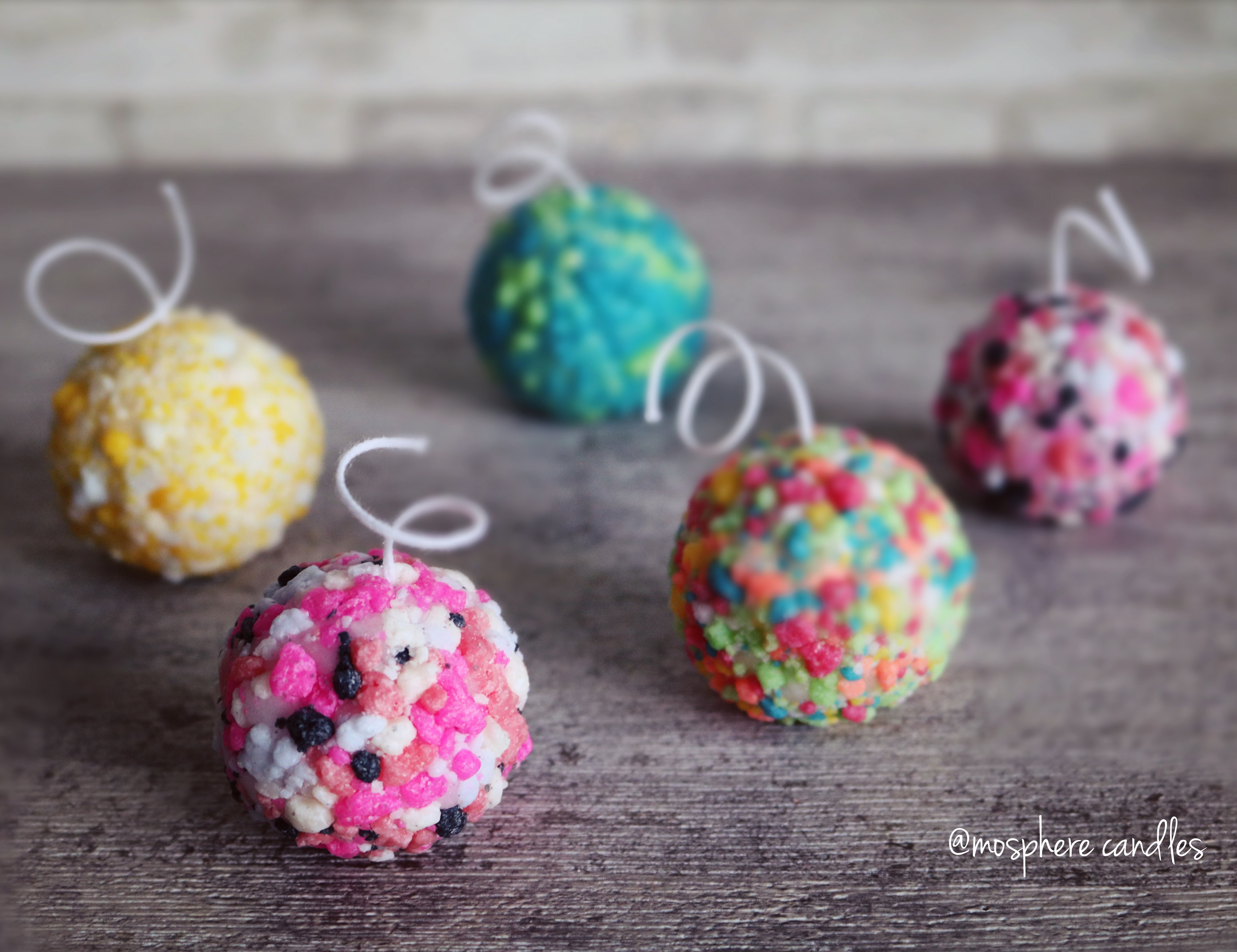 ポンポンキャンドルの作り方-How to make Pompom candle-