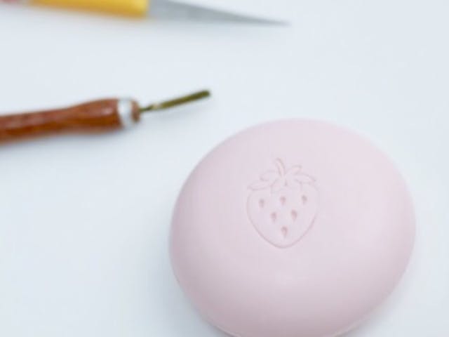 ハリネズミのソープカービング