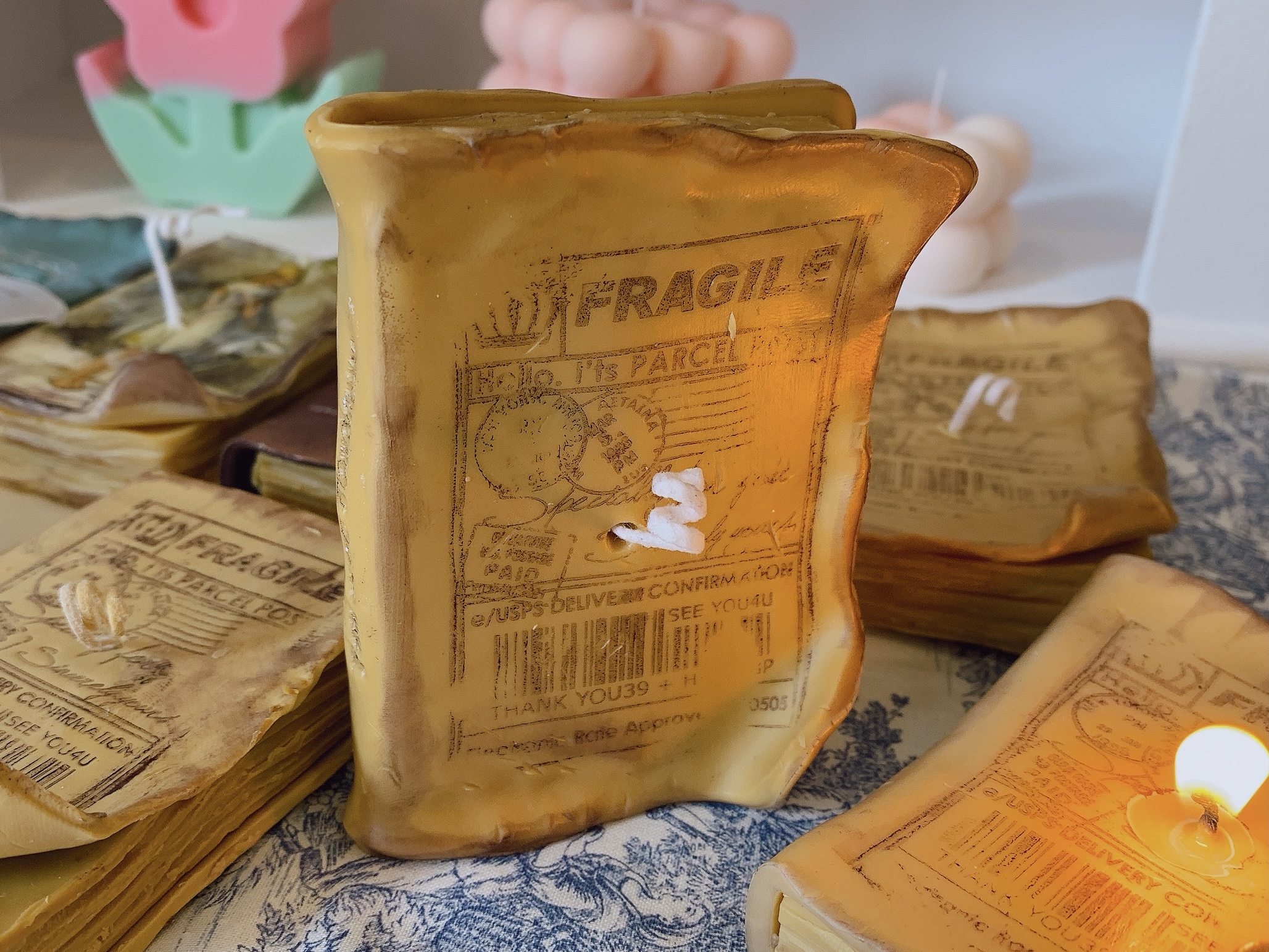 アンティーク風洋書キャンドルの作り方