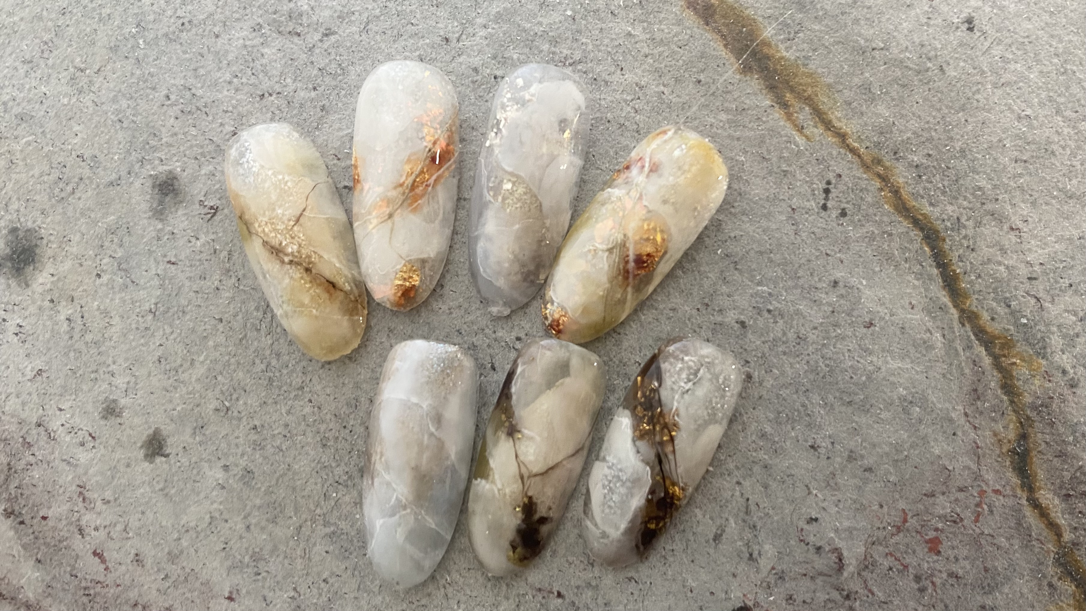 最強！差別化！天然石アート！のやり方