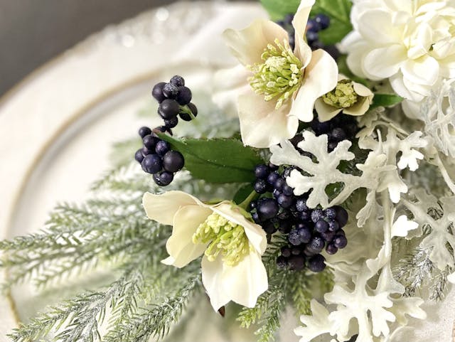 「ホワイトクリスマス」の壁飾り