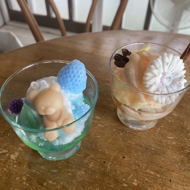 アイスクリームキャンドルワークショップ