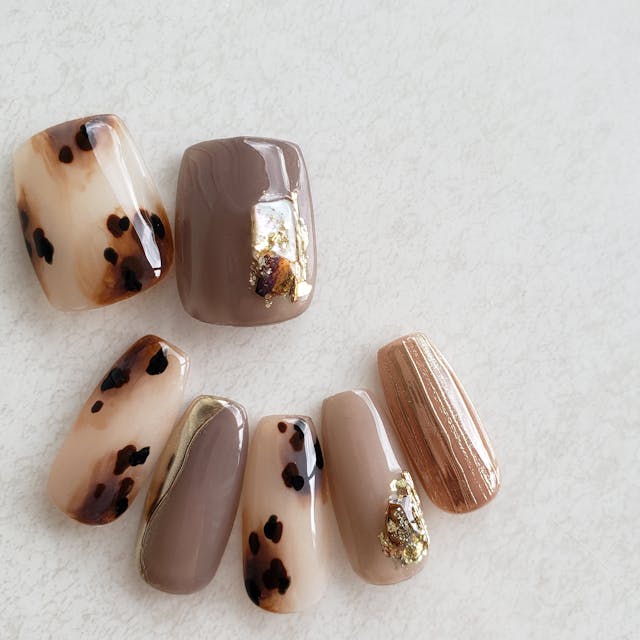 簡単ニュアンスレオパード☆