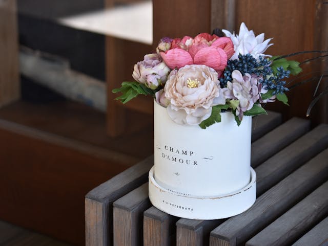 アートフラワー（造花）のフラワーボックス