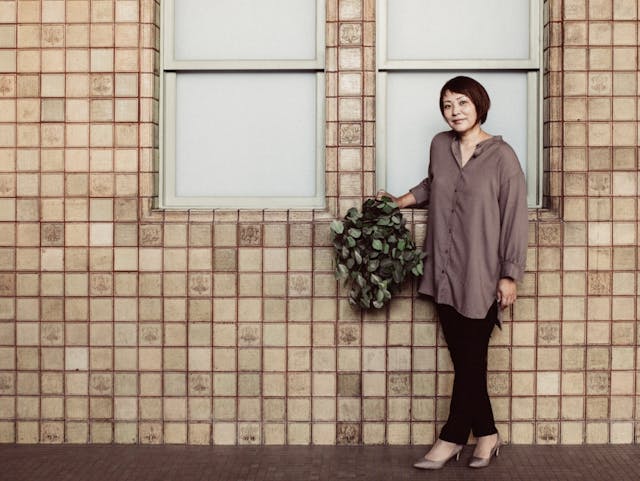 パリスタイルのフラワーアレンジ