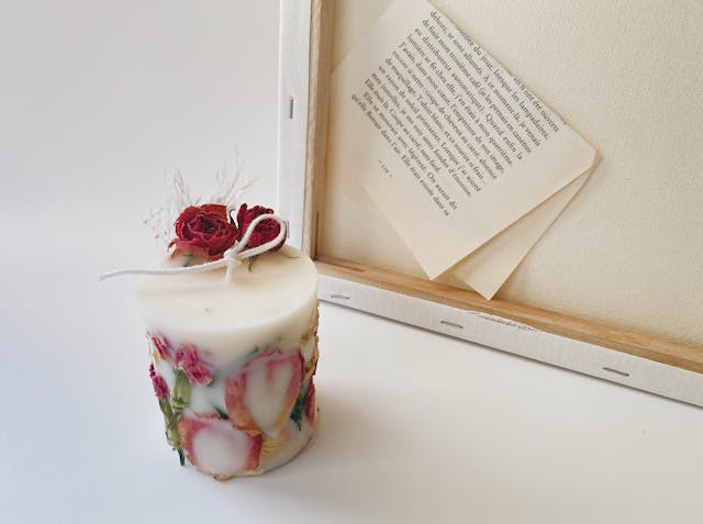 ブーケキャンドルの作り方