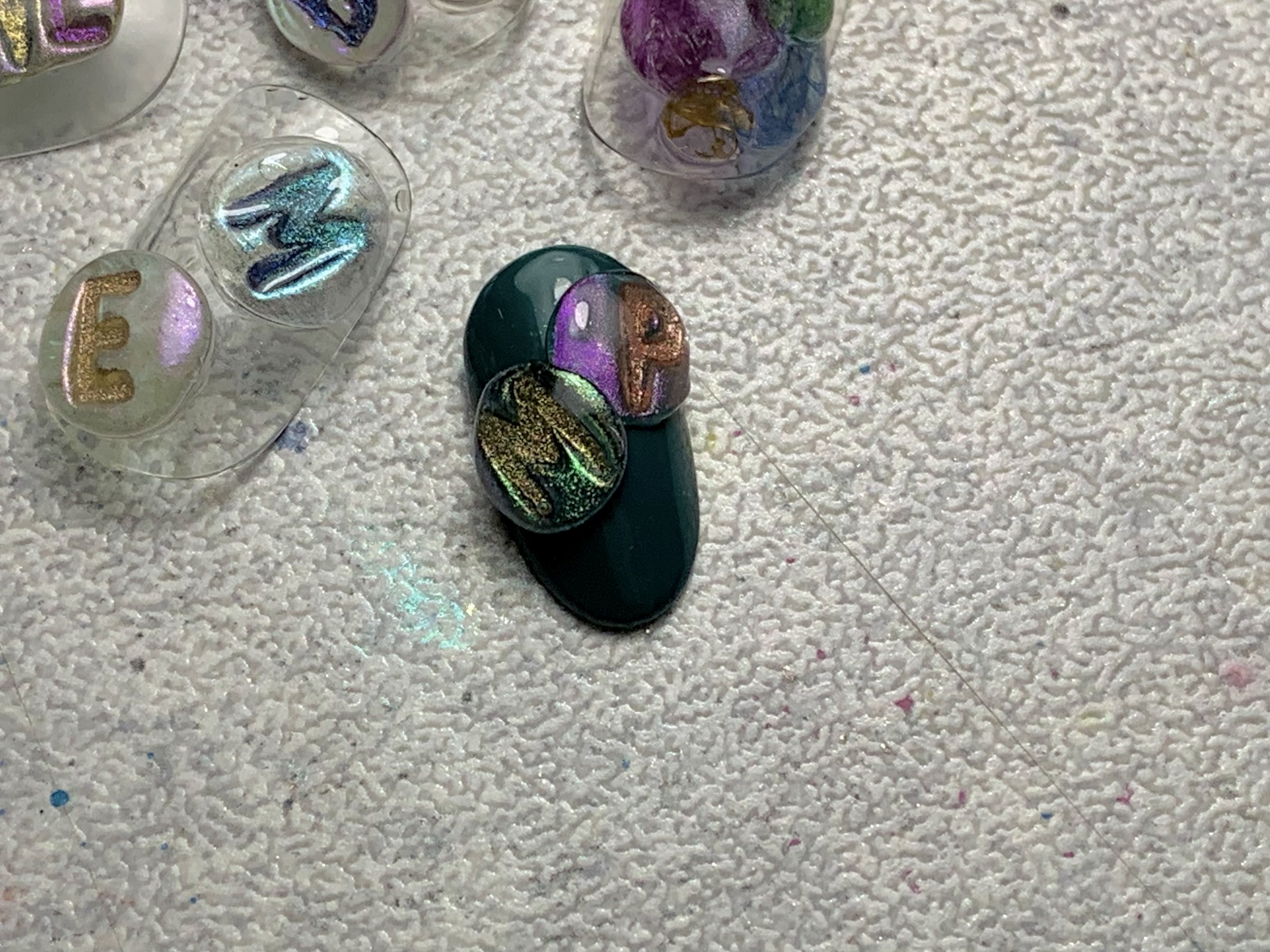 イニシャルスタンプアート