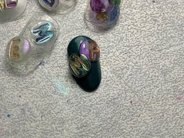 イニシャルスタンプアート