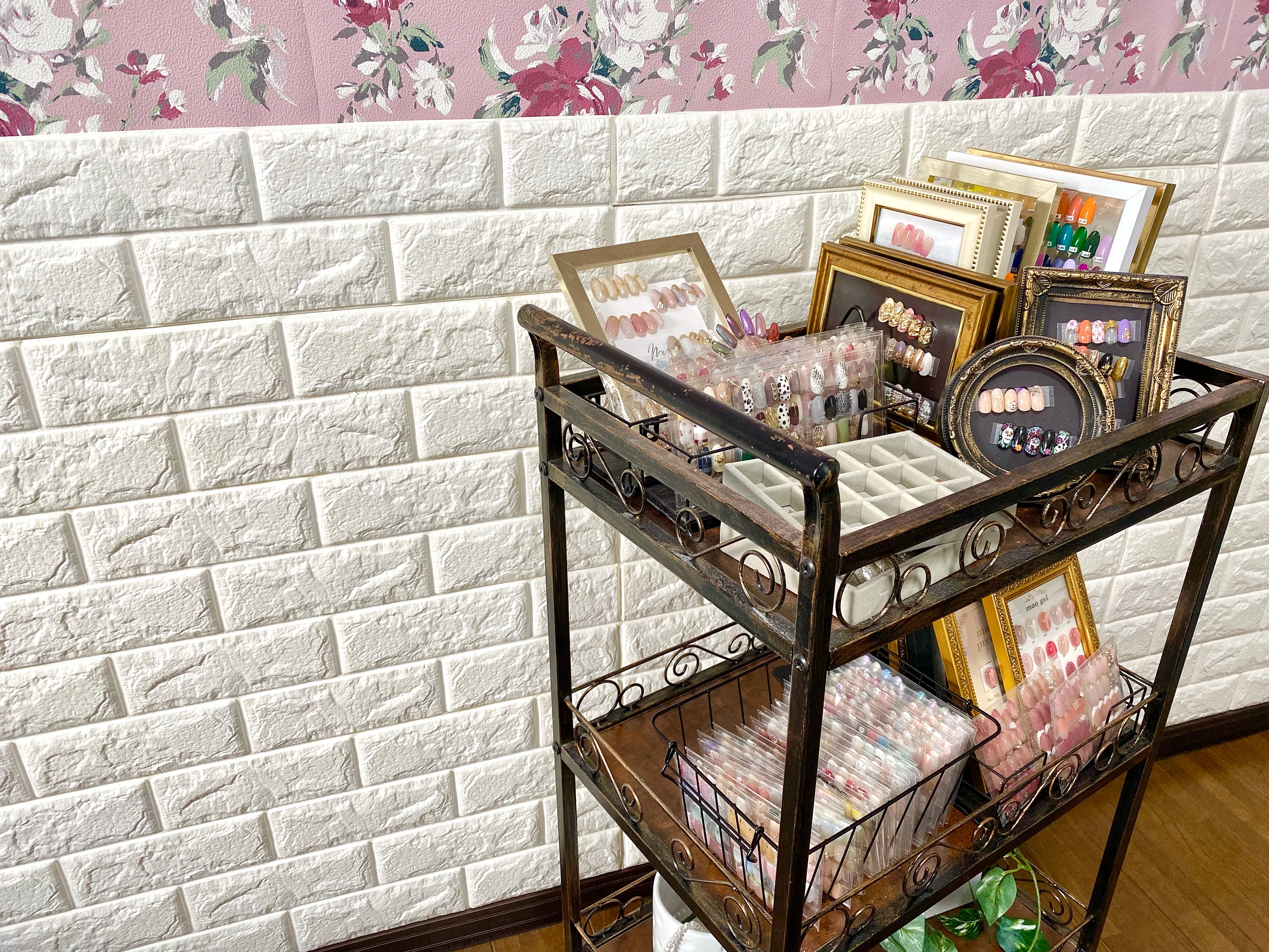 お客様がトキメク【サンプルアートの見せ方】&効率的に整理整頓する【ネイルチップ収納】