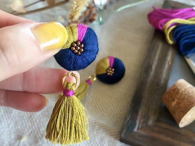 シンプルなデザインで刺繍を学ぶ