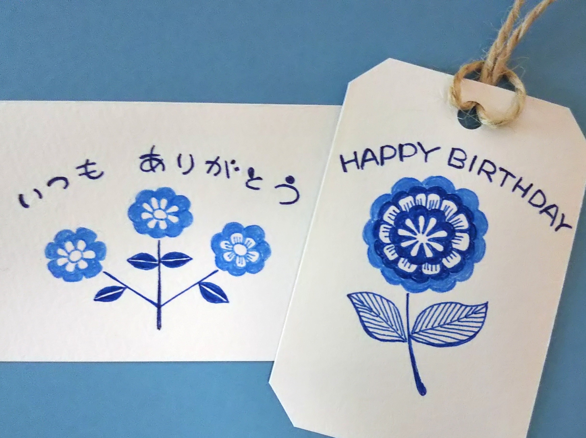 ボールペン二色で素敵なお花を描こう！