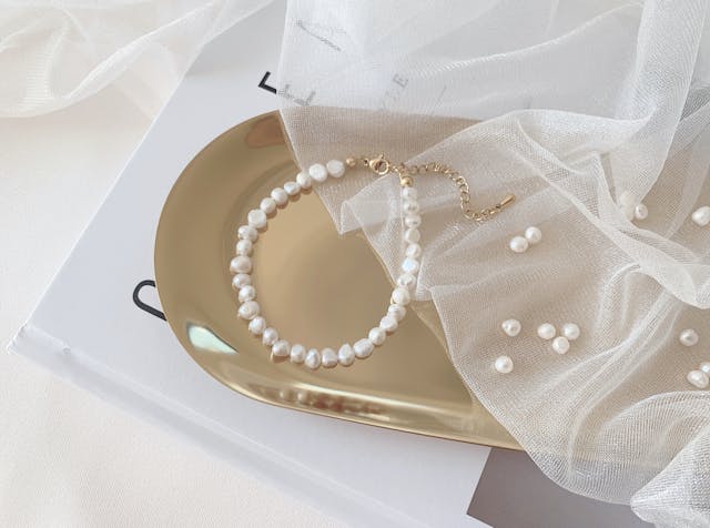 淡水パールブレスレット