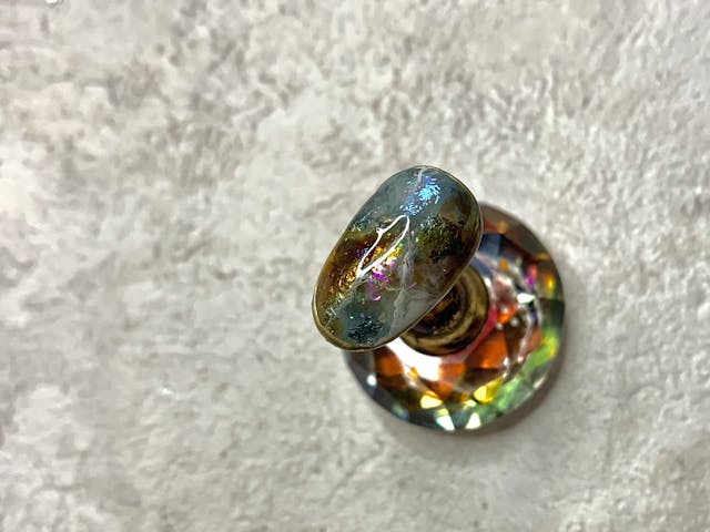 奥行き天然石ネイル