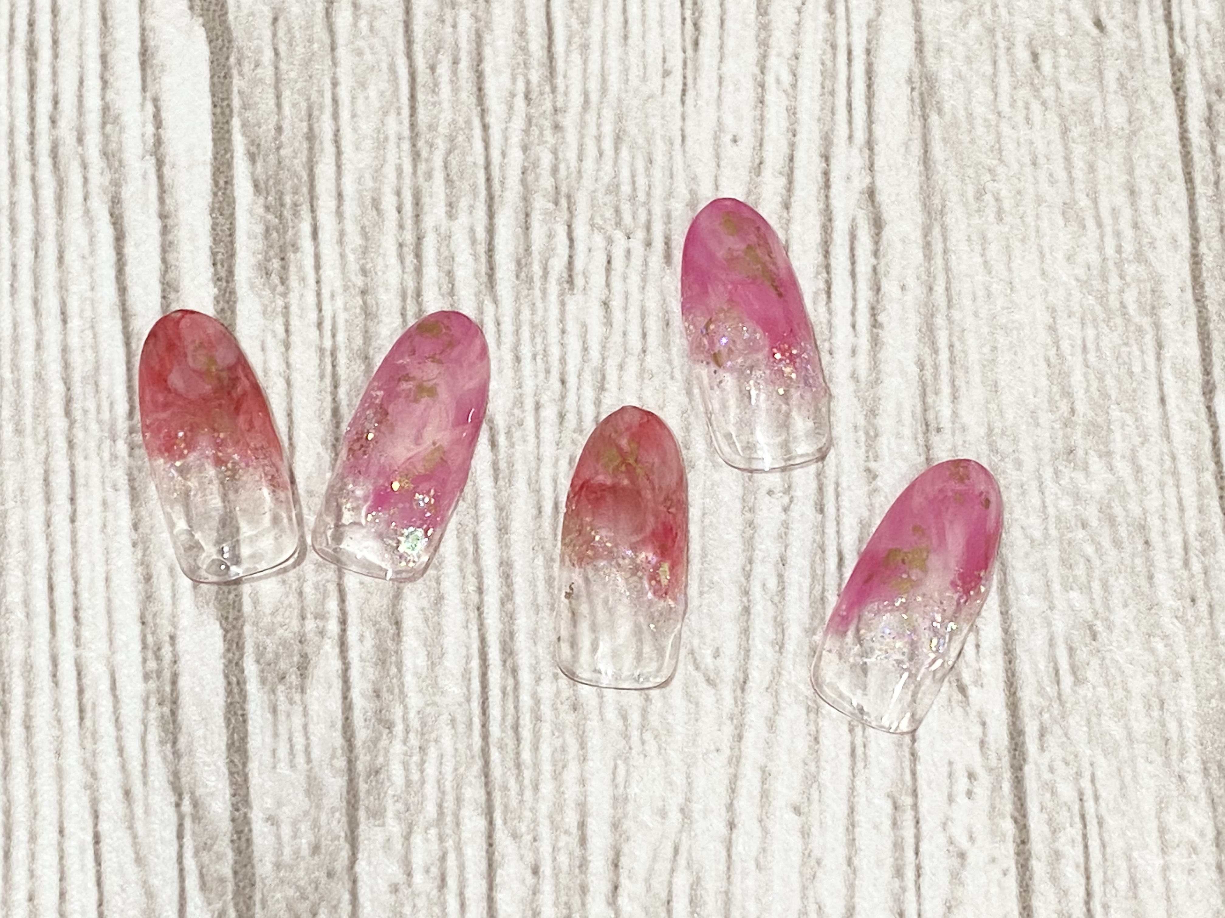 時短＊簡単lovelyニュアンスネイルの紹介画像1