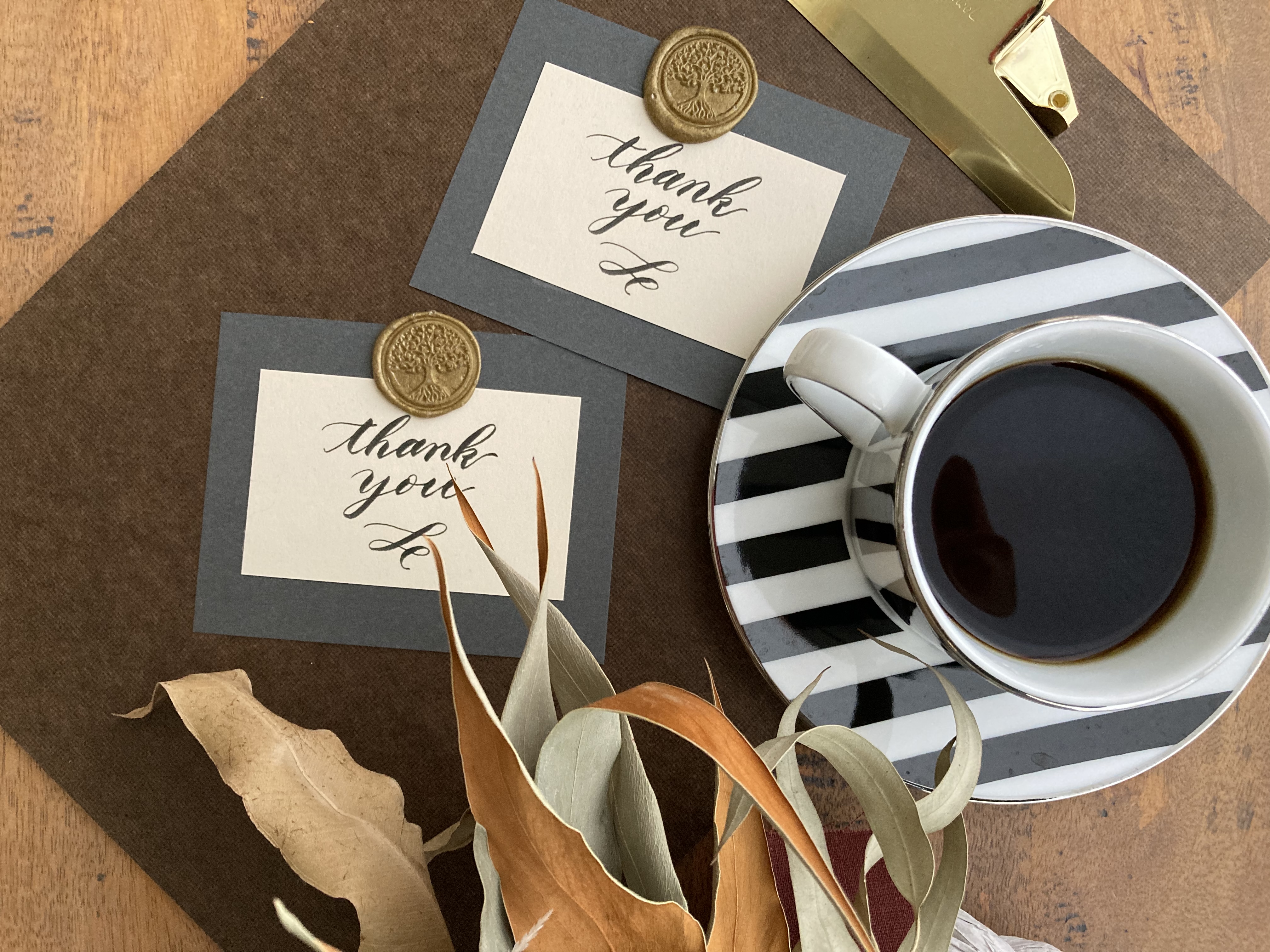 「thank you」カード 書き方・作り方