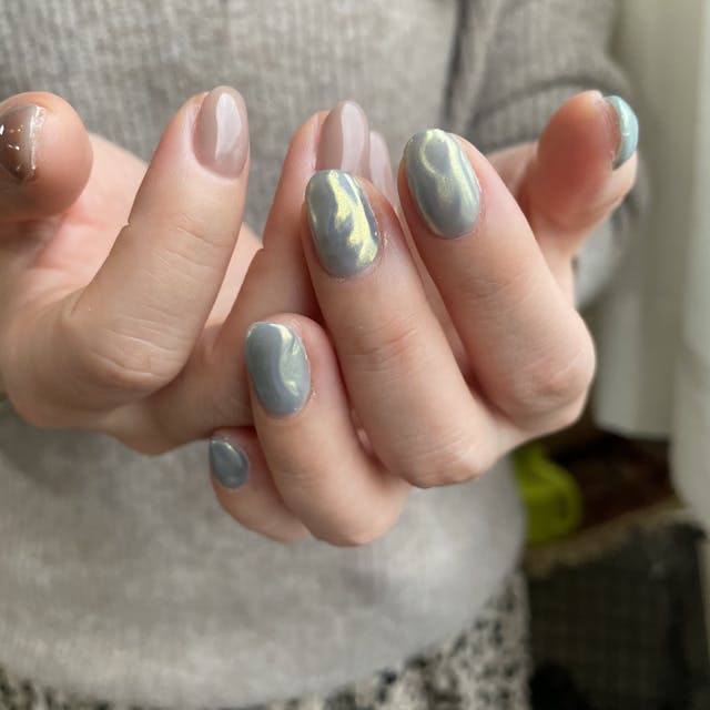 偏光サテンネイル