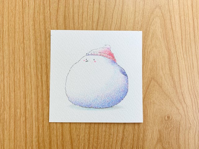 ふわふわ可愛いシマエナガ