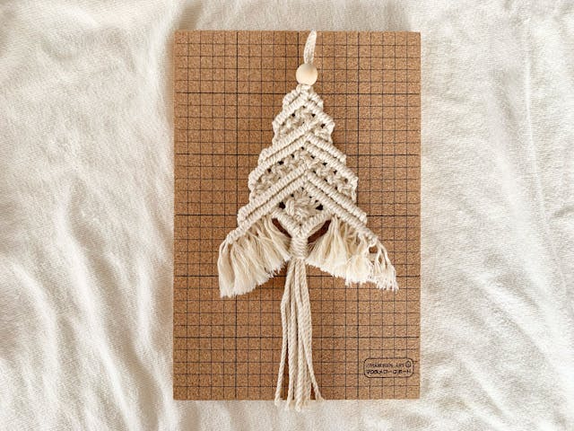 マクラメクリスマスツリー