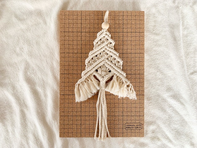 マクラメクリスマスツリー