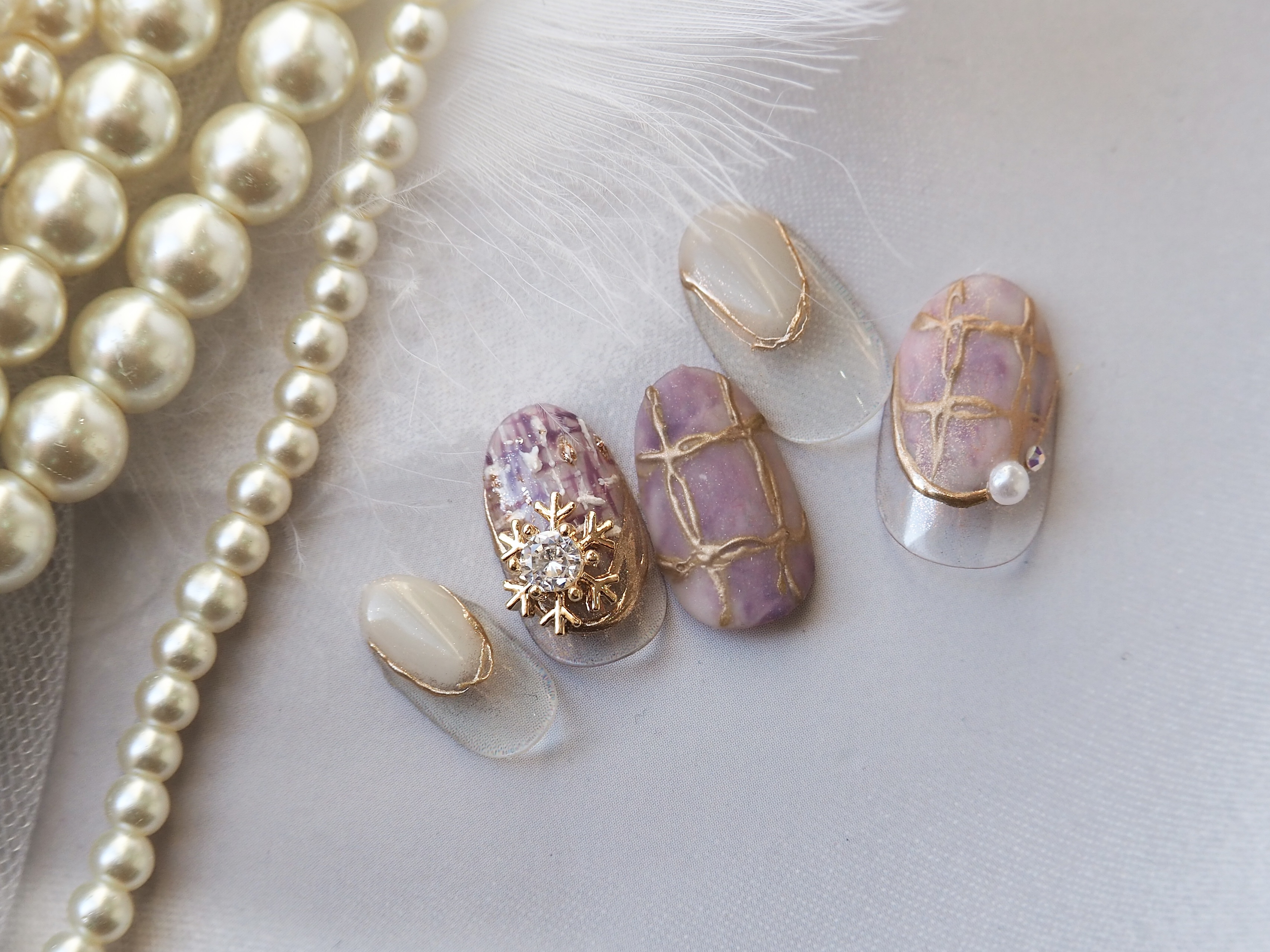 すりガラス♡幻想的ミラーチェック