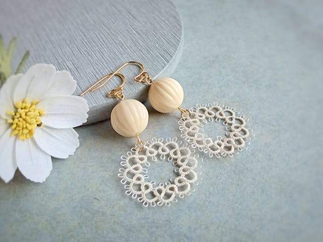 タティングレースのアクセサリー・上級編Vol.1 (作品販売有)