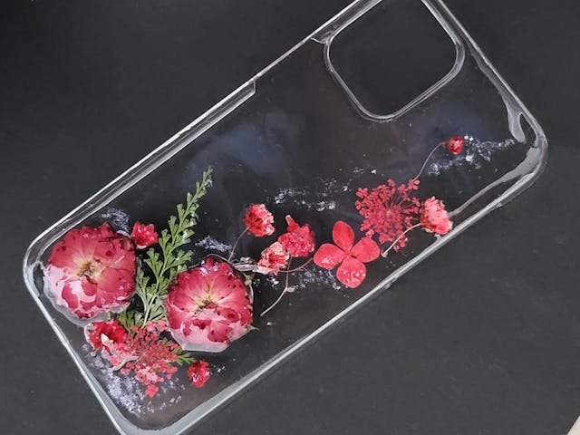 【LEDレジン中級】季節を彩るスマホケース