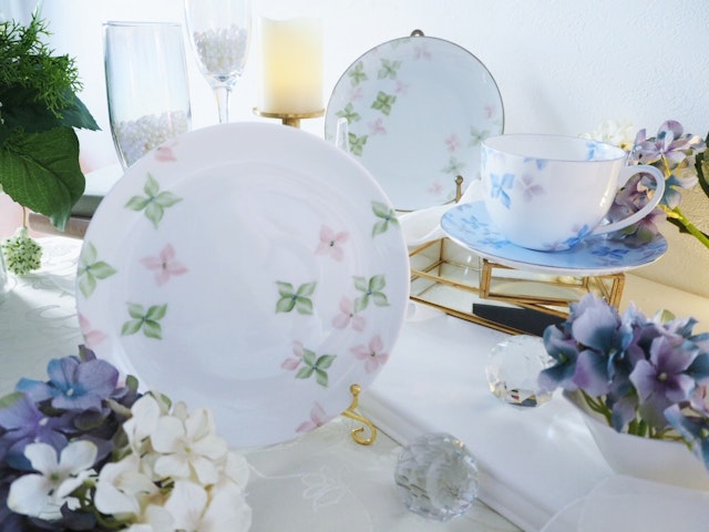 平筆基礎編・アナベルプレートの描き方