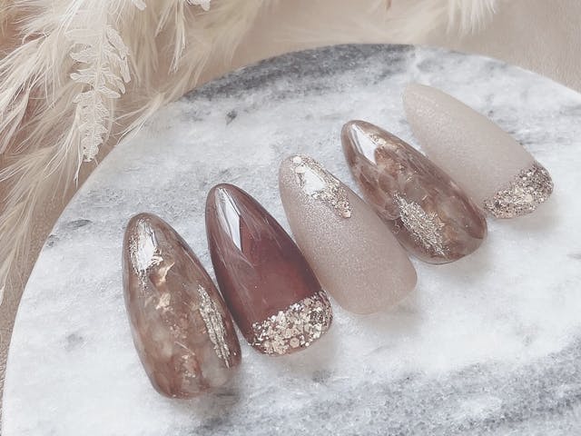 奥行きたっぷり ブラウンニュアンス