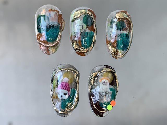 ホイル✖️ジェルで簡単ニュアンスアート