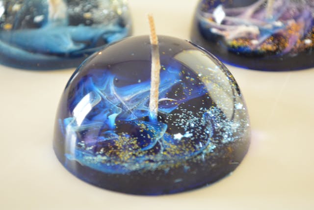 プラネタリウムキャンドル(プラスワンレッスン・milky way)の作り方