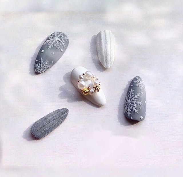 ふんわり雪の結晶