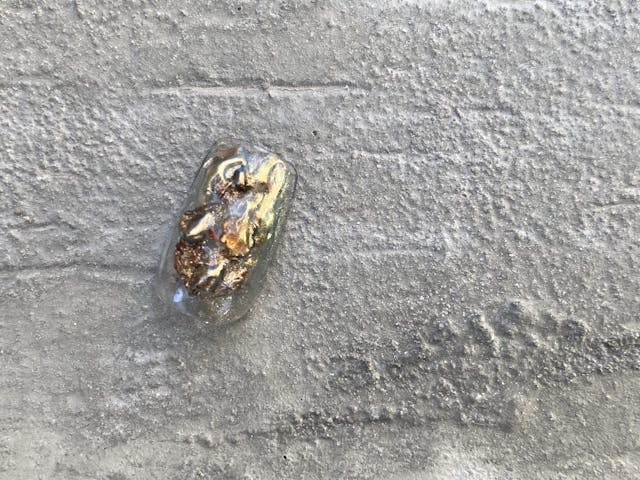 カラージェルを使わない素材系アート