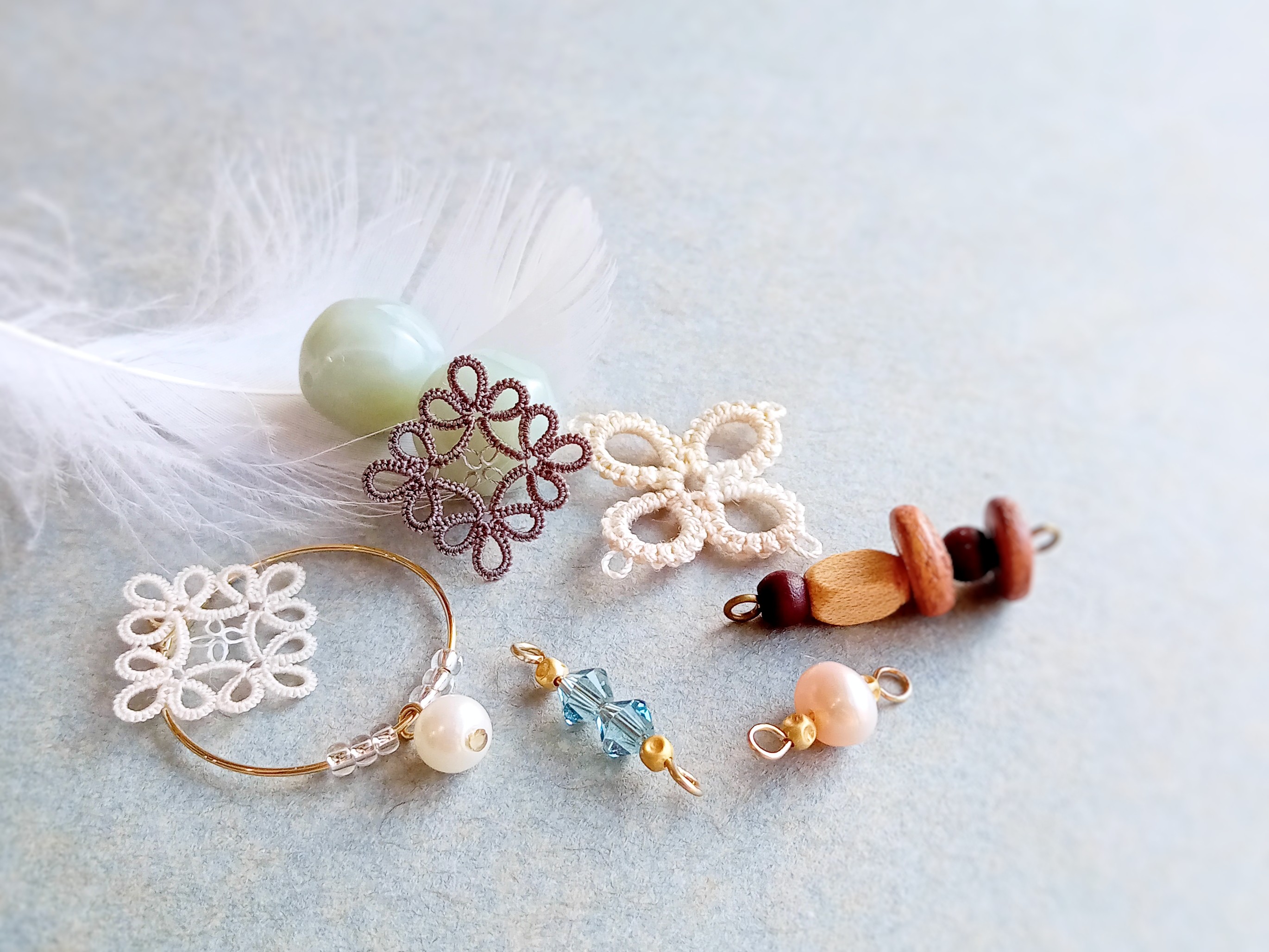 タティングレースのイヤーアクセ・デザインのコツ