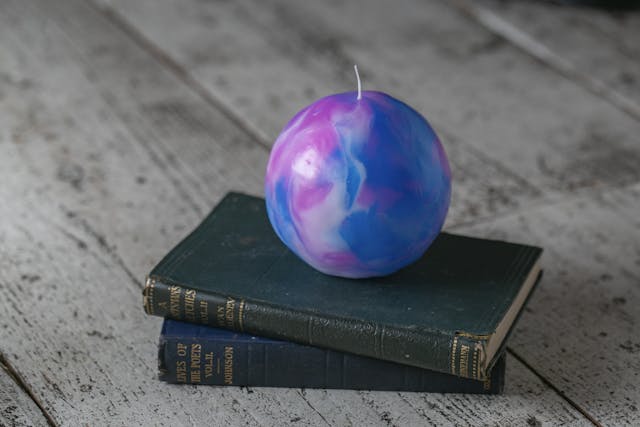 カモフラージュキャンドルの作り方