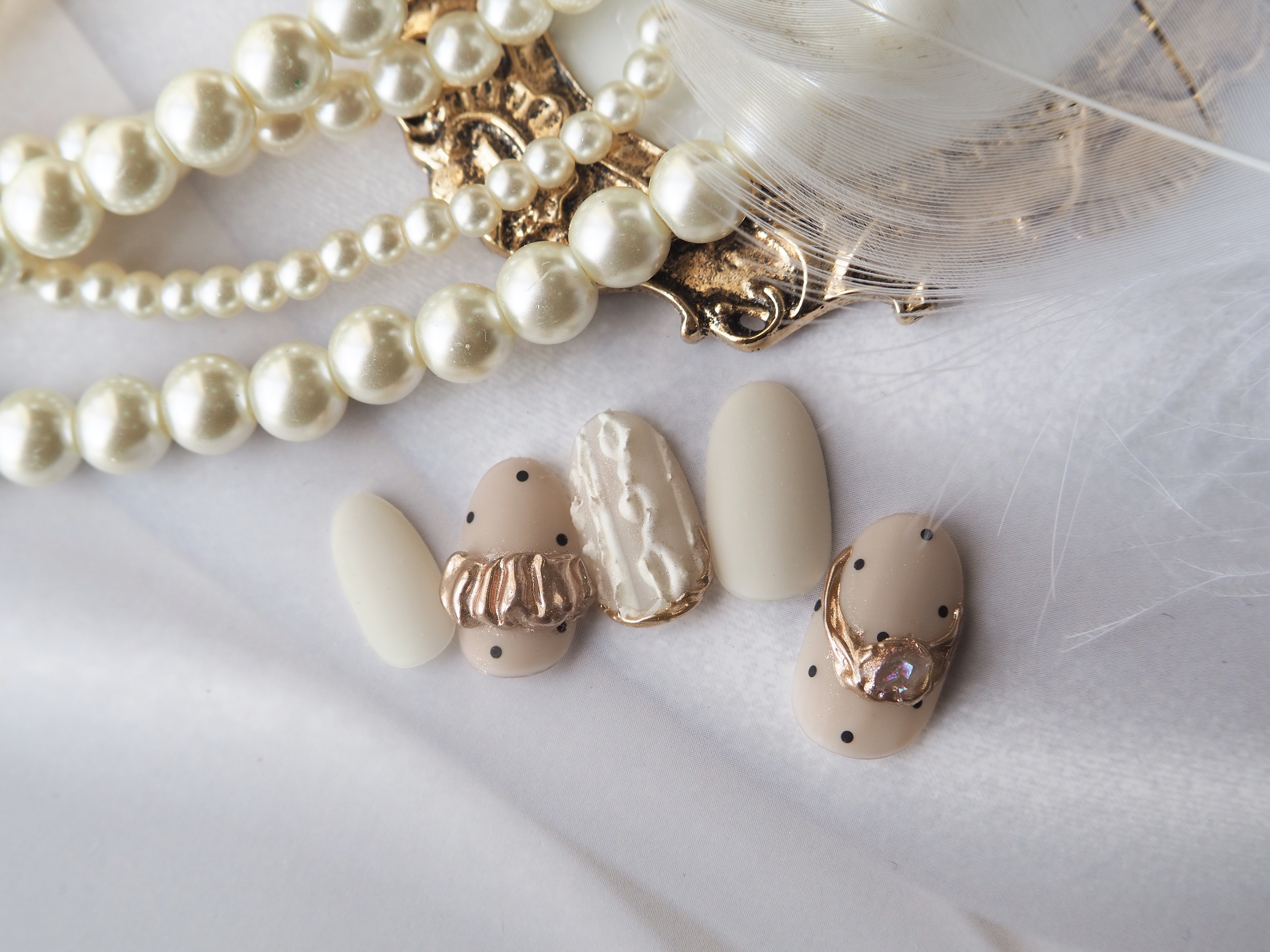 アクセサリーネイル・もこもこニット