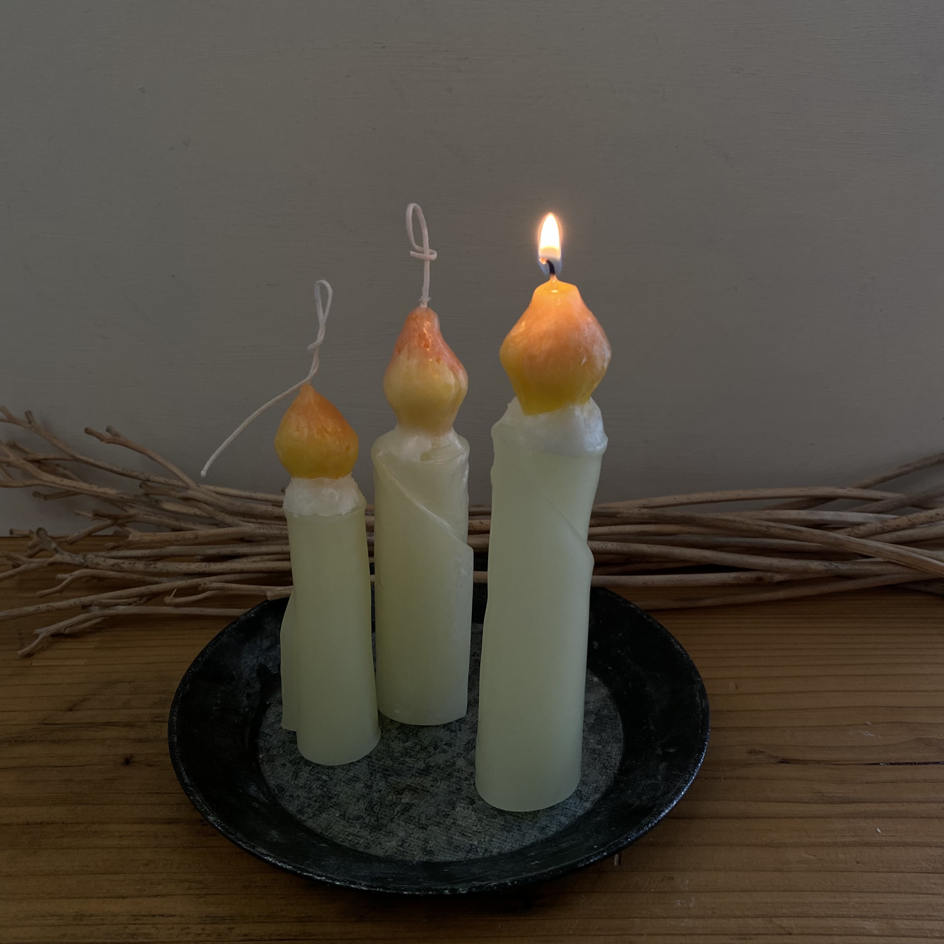 キャンドルのかたちのキャンドルの作り方