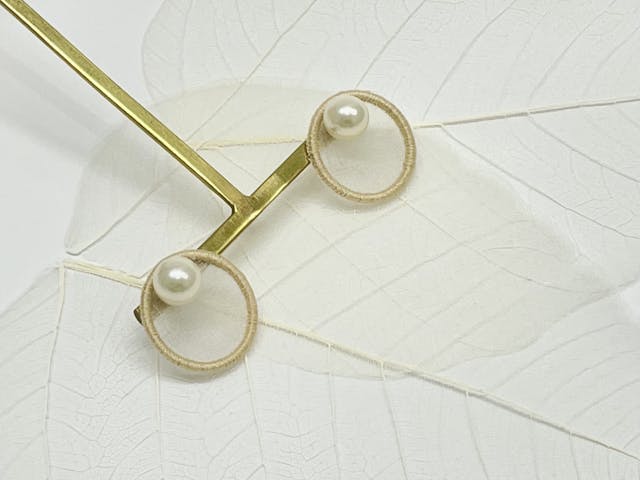 [初心者さま向け］オーガンジー刺繍アクセサリーの仕立て方