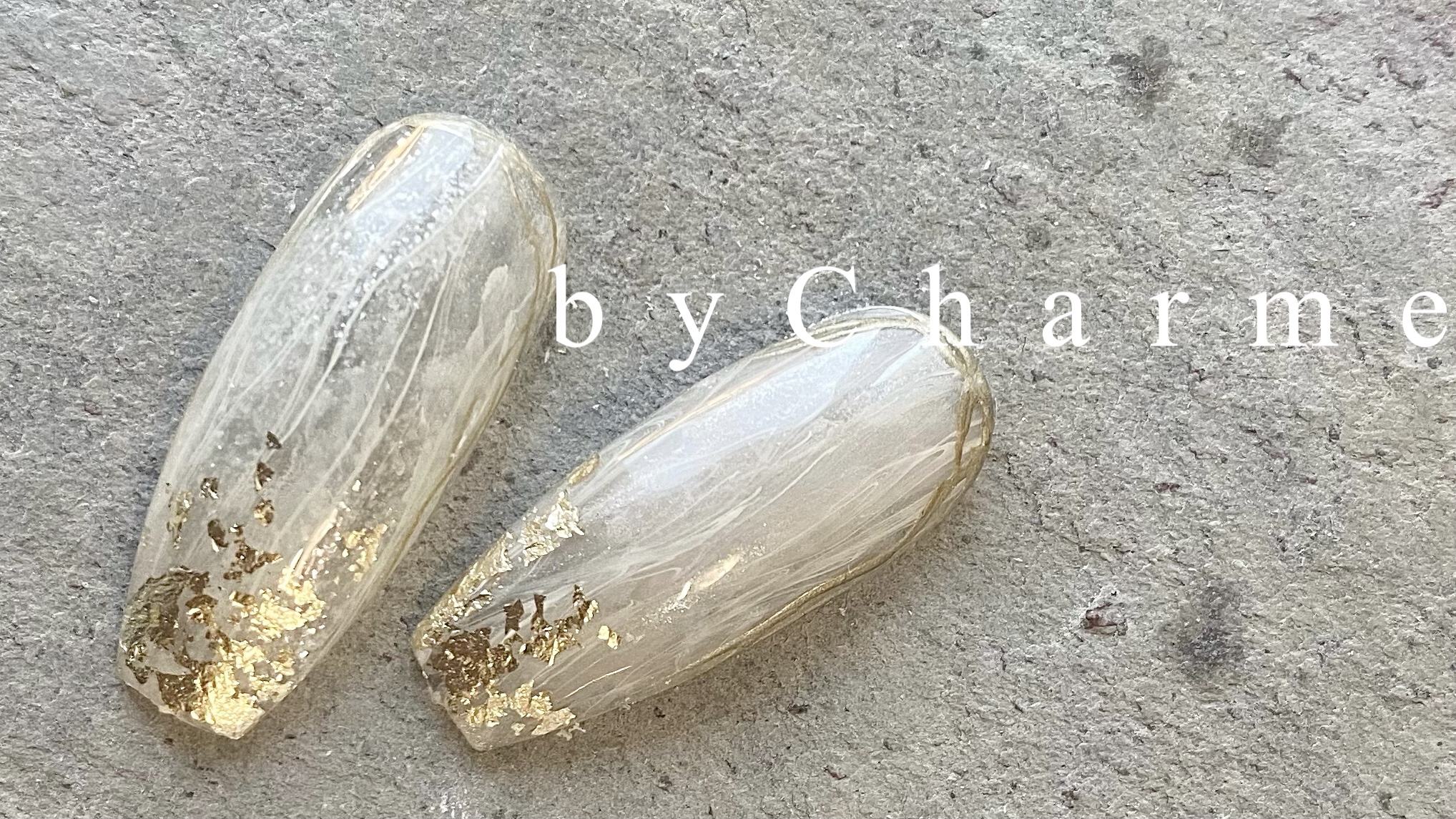 ホワイトインクを使ったニュアンスデザインのやり方