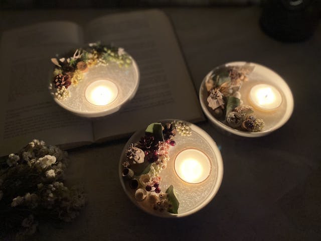 ボタニカルパームランタンキャンドル