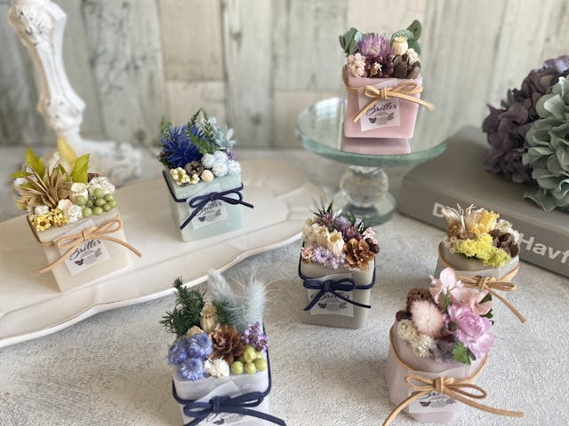 ボタニカルアロマワックスサシェ(スタンドタイプ)の作り方