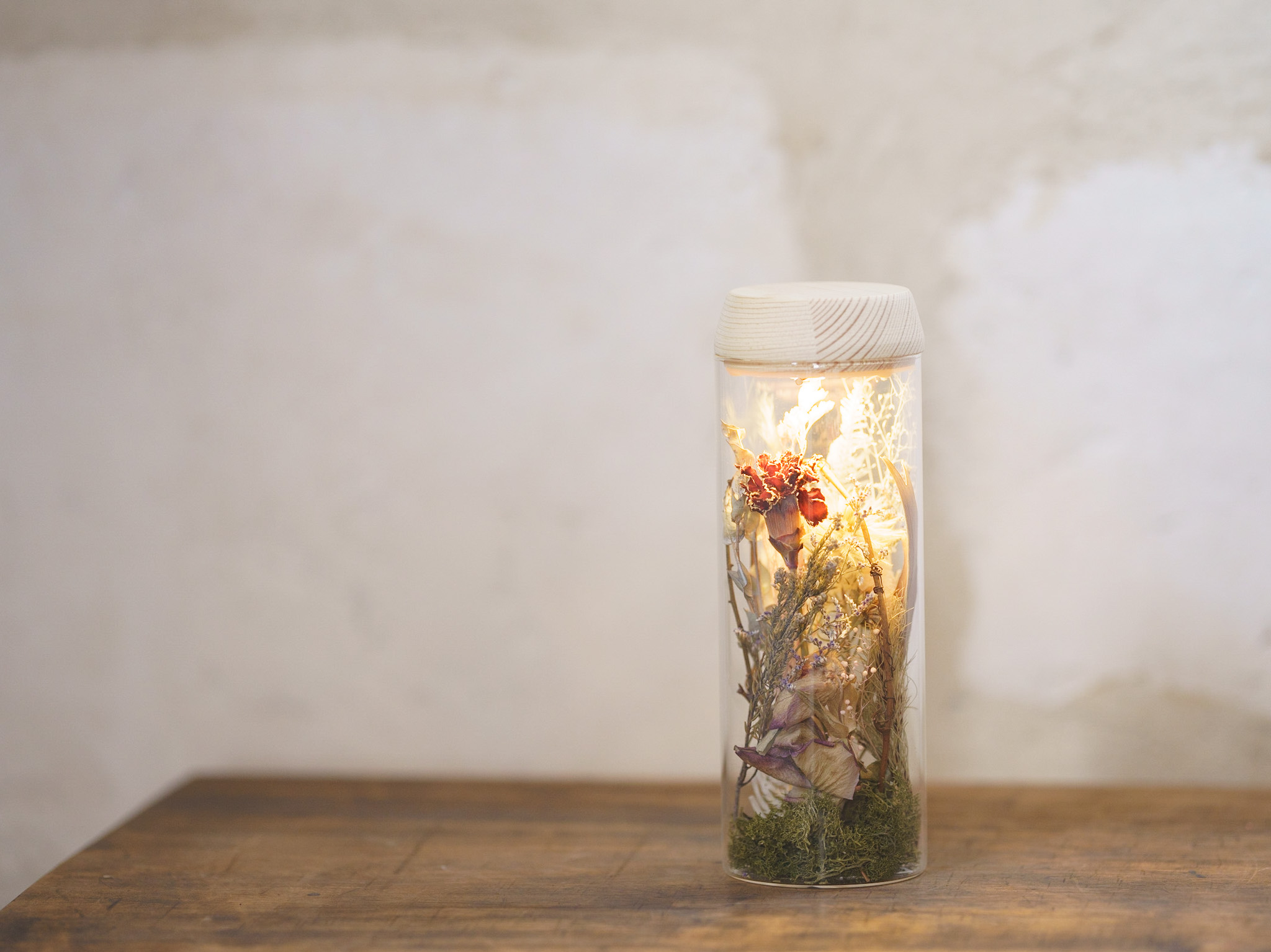 テラリウムボトルフラワーの作り方