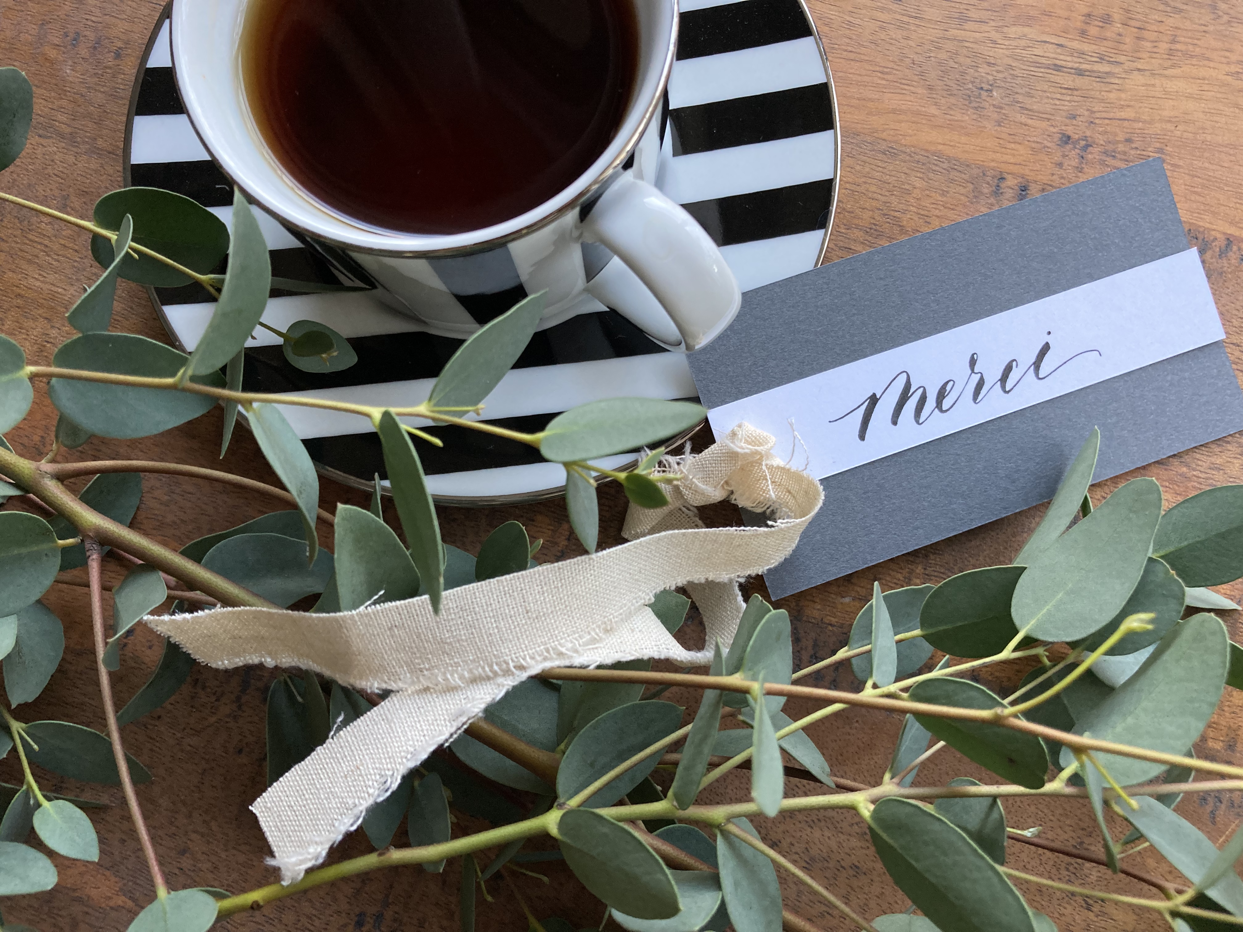 「Merci 」タグの書き方・作り方